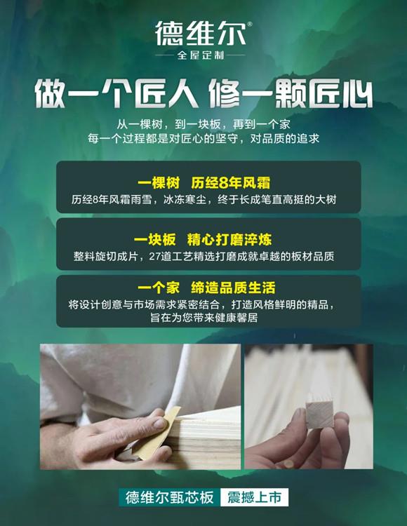 甄芯选,臻生活 | 德维尔甄芯板上市啦